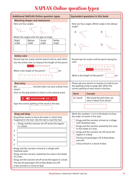 Excel Revise in a Month Year 5 NAPLAN*-style Tests
