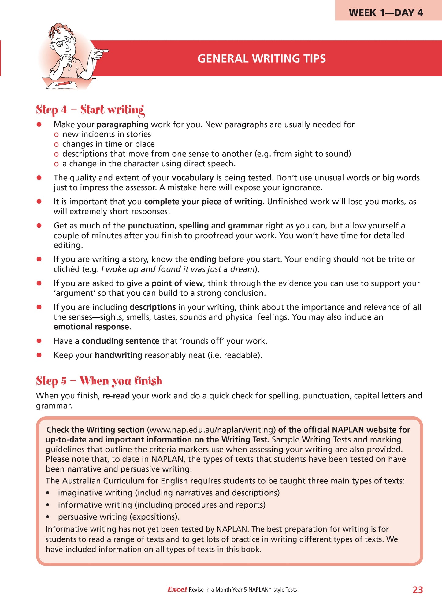 Excel Revise in a Month Year 5 NAPLAN*-style Tests