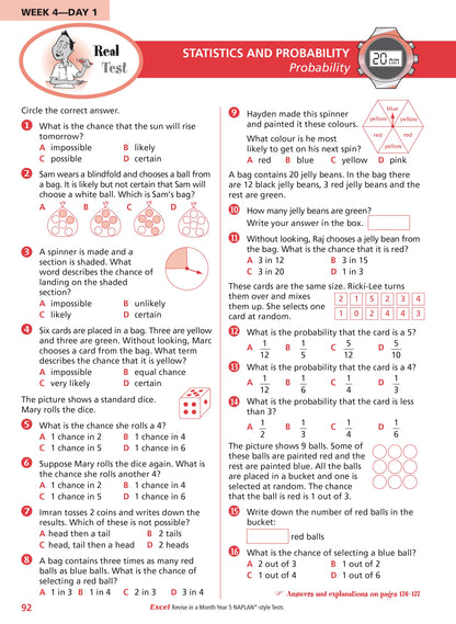 Excel Revise in a Month Year 5 NAPLAN*-style Tests