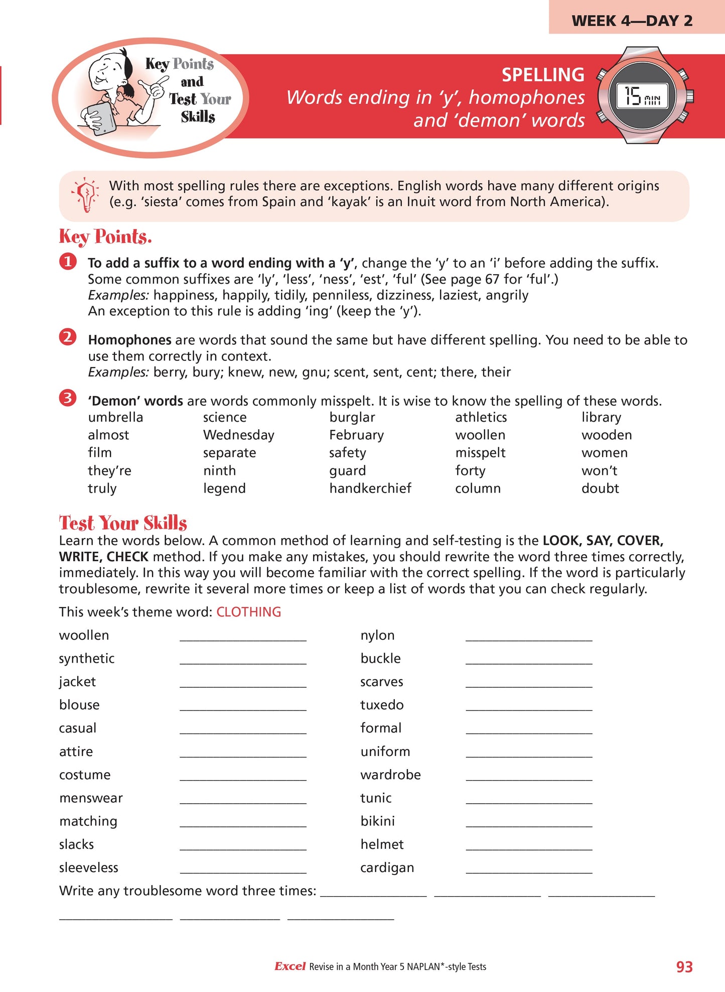 Excel Revise in a Month Year 5 NAPLAN*-style Tests