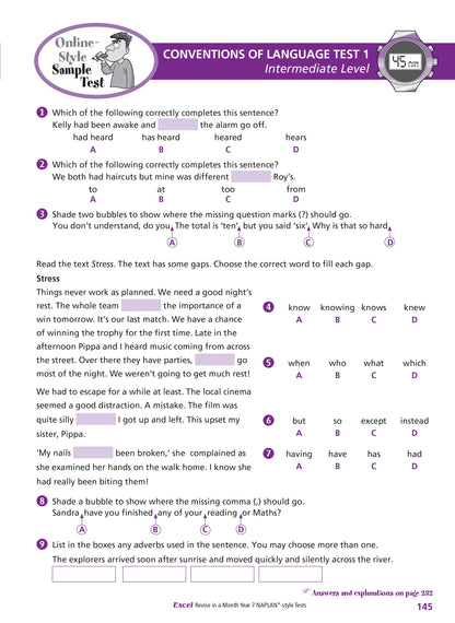 Excel Revise in a Month Year 7 NAPLAN*-style Tests
