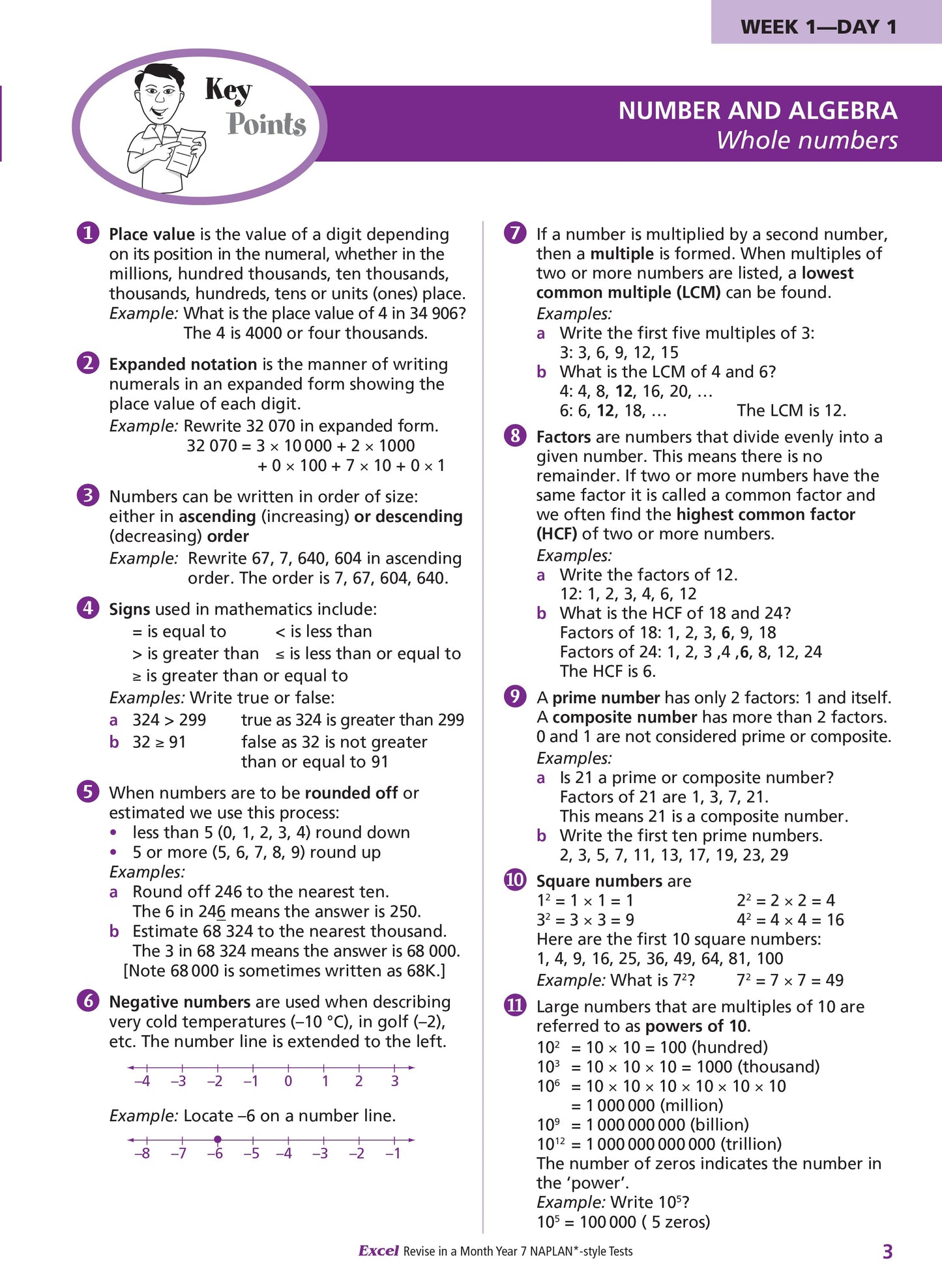 Excel Revise in a Month Year 7 NAPLAN*-style Tests