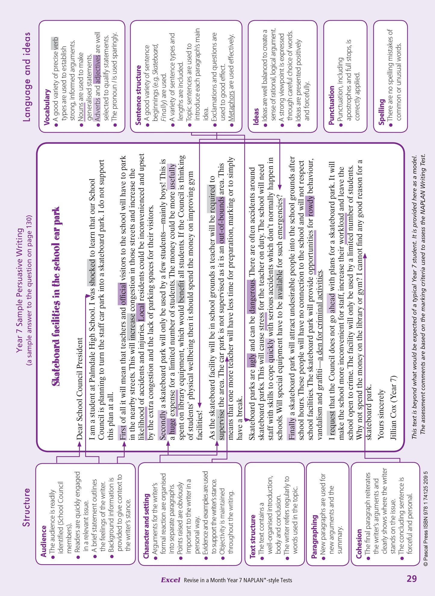 Excel Revise in a Month Year 7 NAPLAN*-style Tests