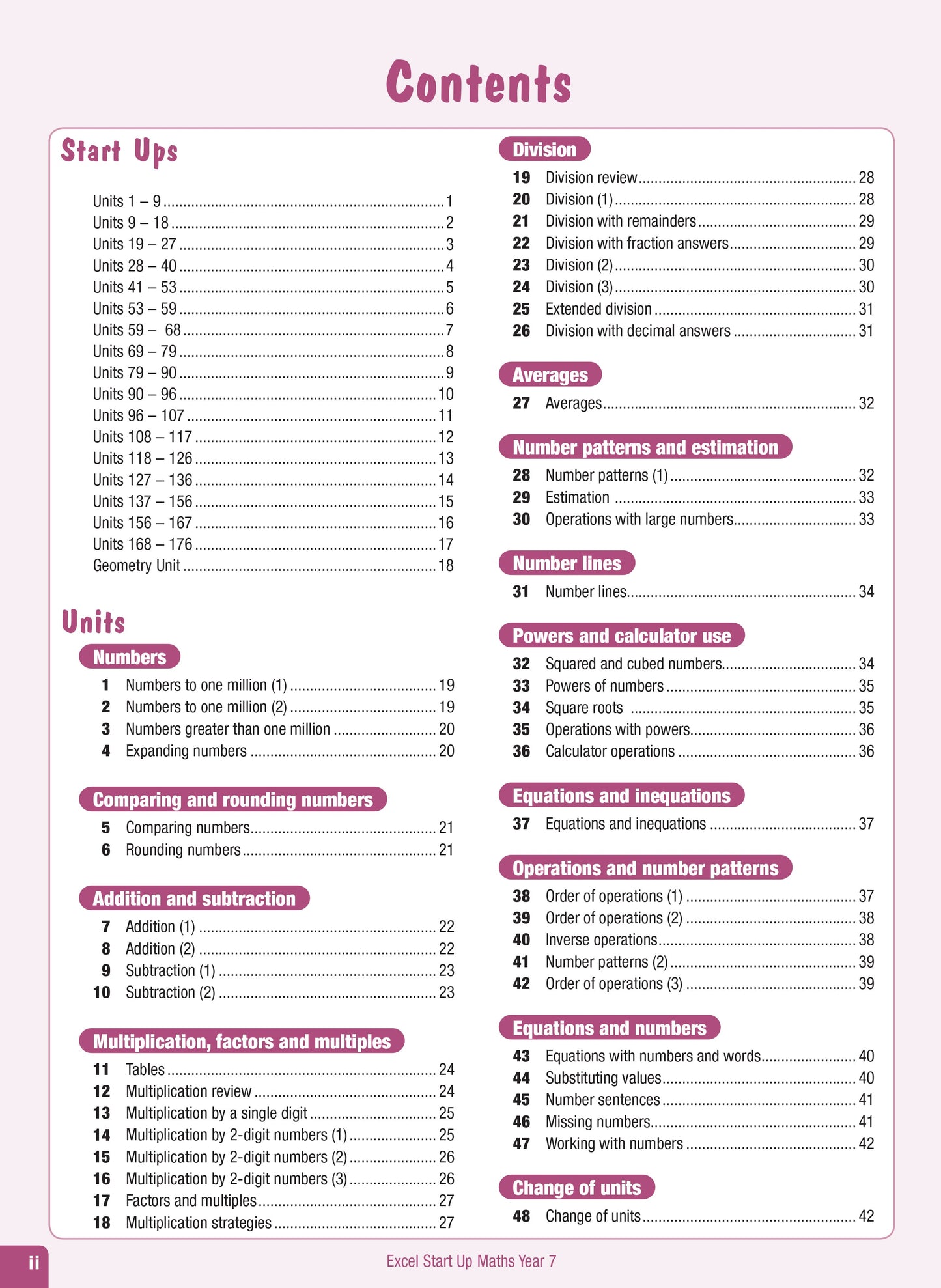 Excel Advanced Skills - Start Up Maths - Year 7