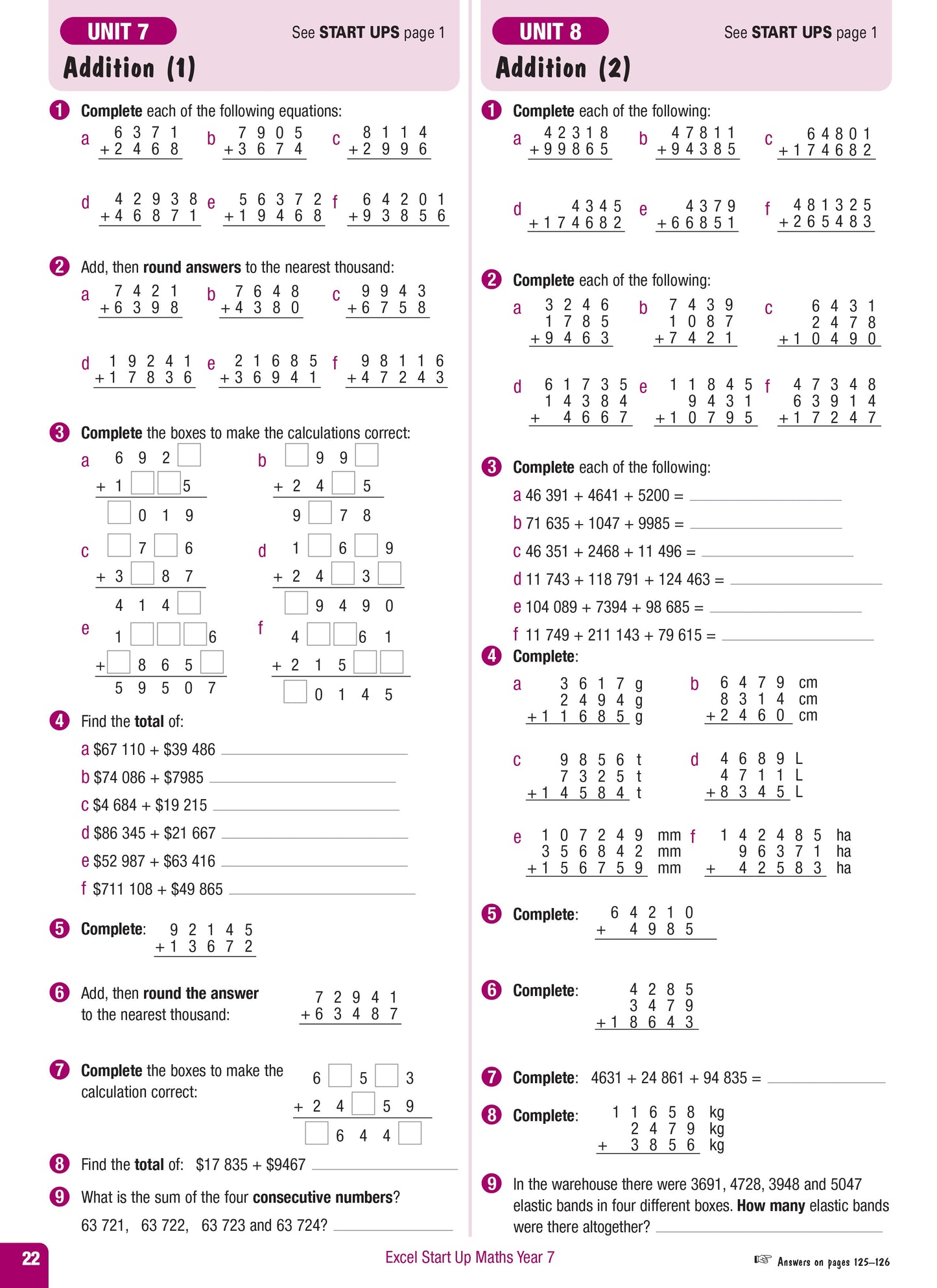 Excel Advanced Skills - Start Up Maths - Year 7