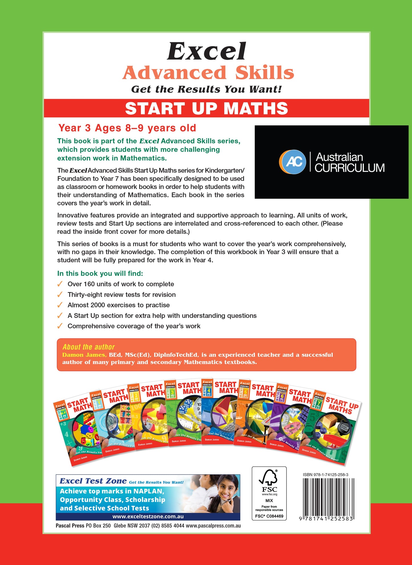 Excel Advanced Skills - Start Up Maths - Year 3