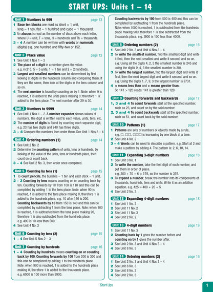 Excel Advanced Skills - Start Up Maths - Year 3