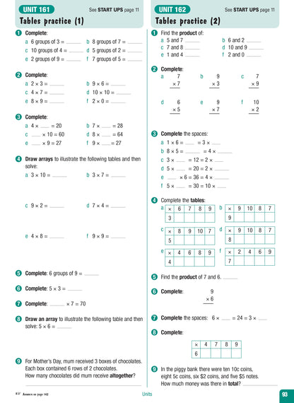 Excel Advanced Skills - Start Up Maths - Year 3