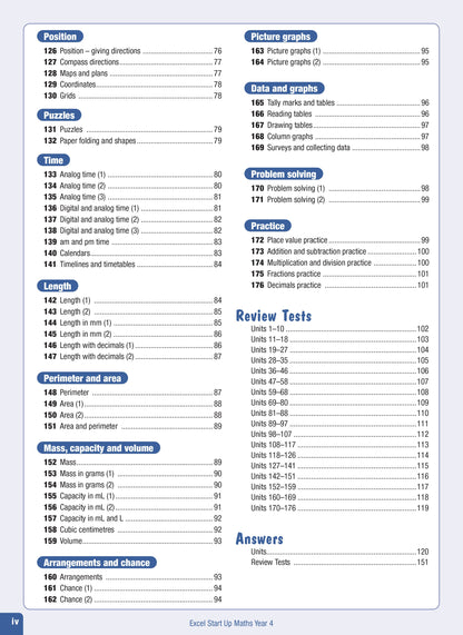 Excel Advanced Skills - Start Up Maths - Year 4