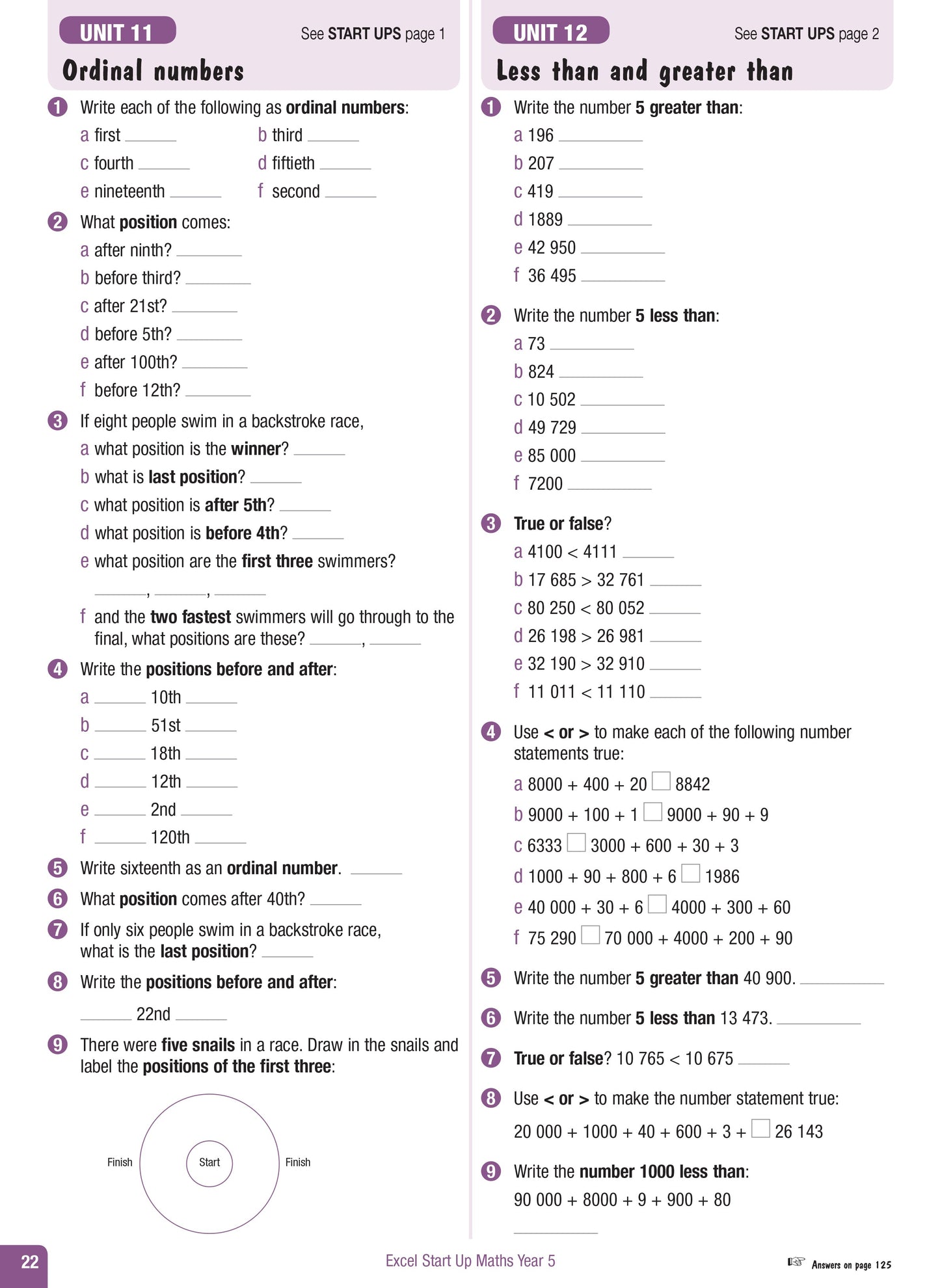 Excel Advanced Skills - Start Up Maths - Year 5