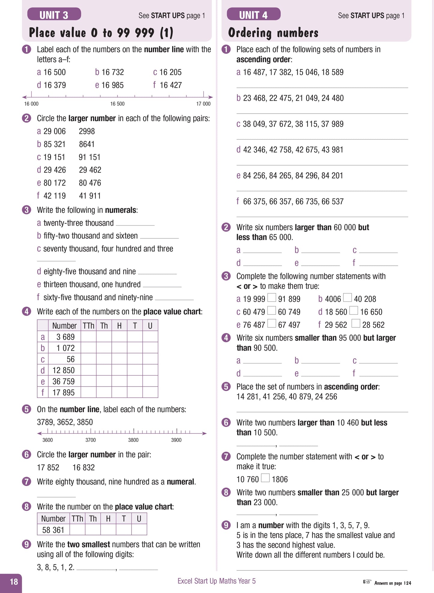 Excel Advanced Skills - Start Up Maths - Year 5