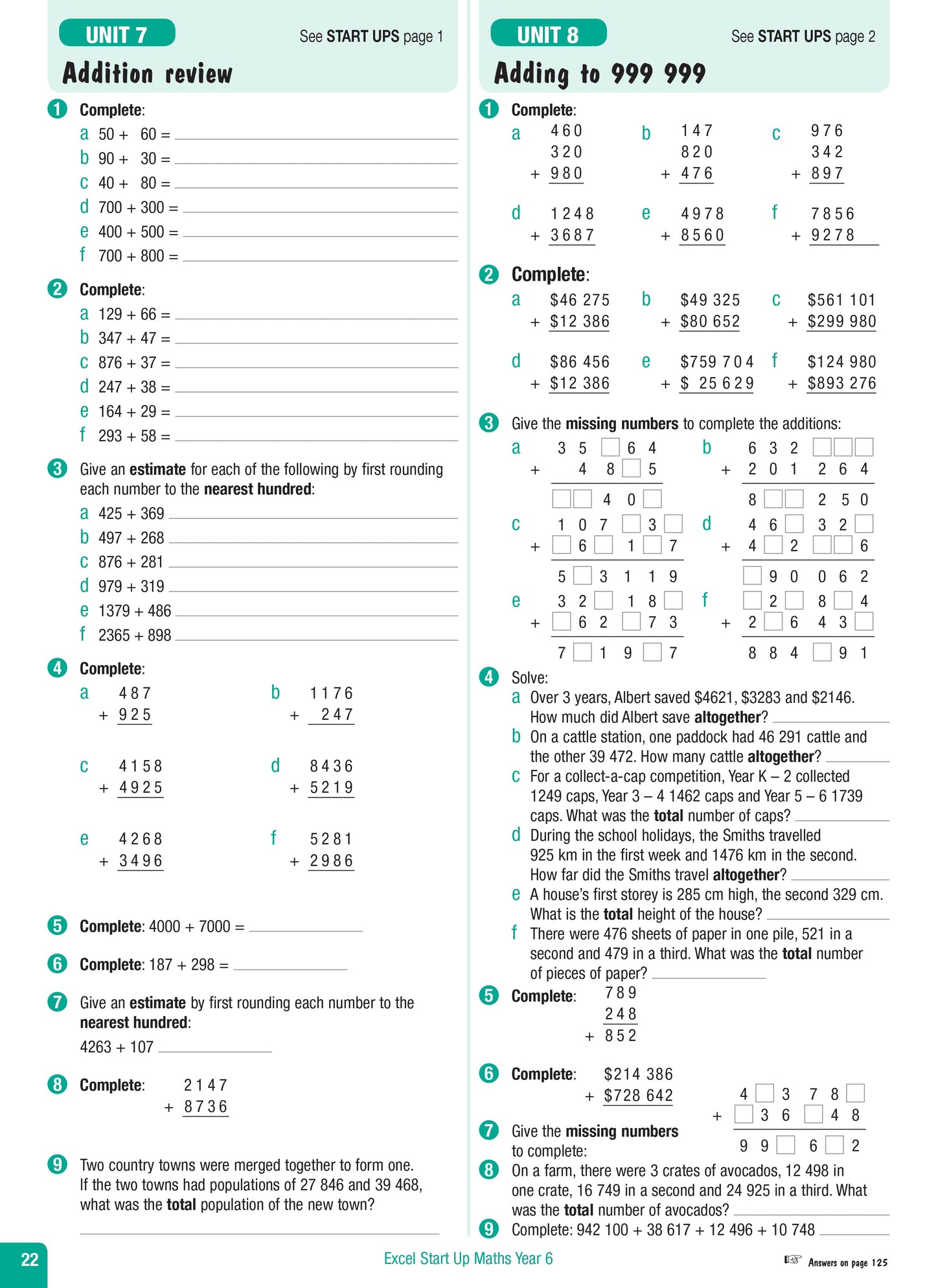 Excel Advanced Skills - Start Up Maths - Year 6