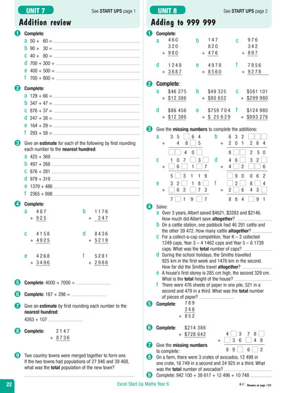 Excel Advanced Skills - Start Up Maths - Year 6