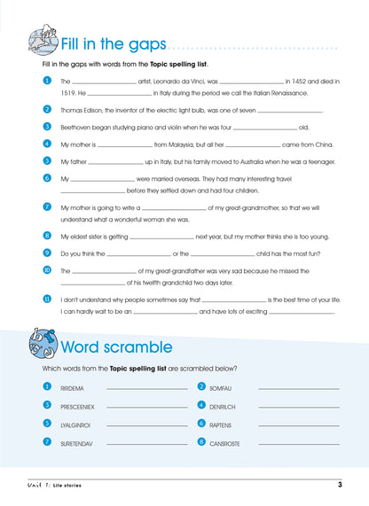 Excel Advanced Skills - Spelling and Vocabulary Workbook Year 5