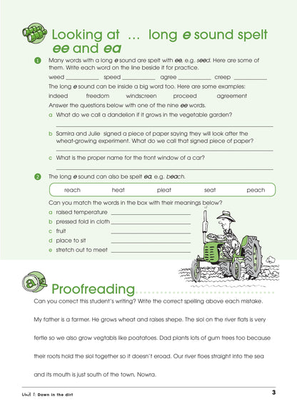 Excel Advanced Skills - Spelling and Vocabulary Workbook Year 4