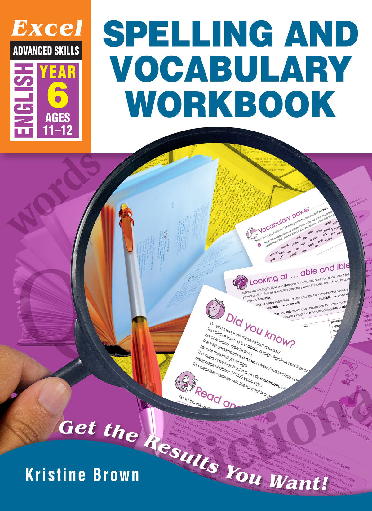 Excel Advanced Skills - Spelling and Vocabulary Workbook Year 6