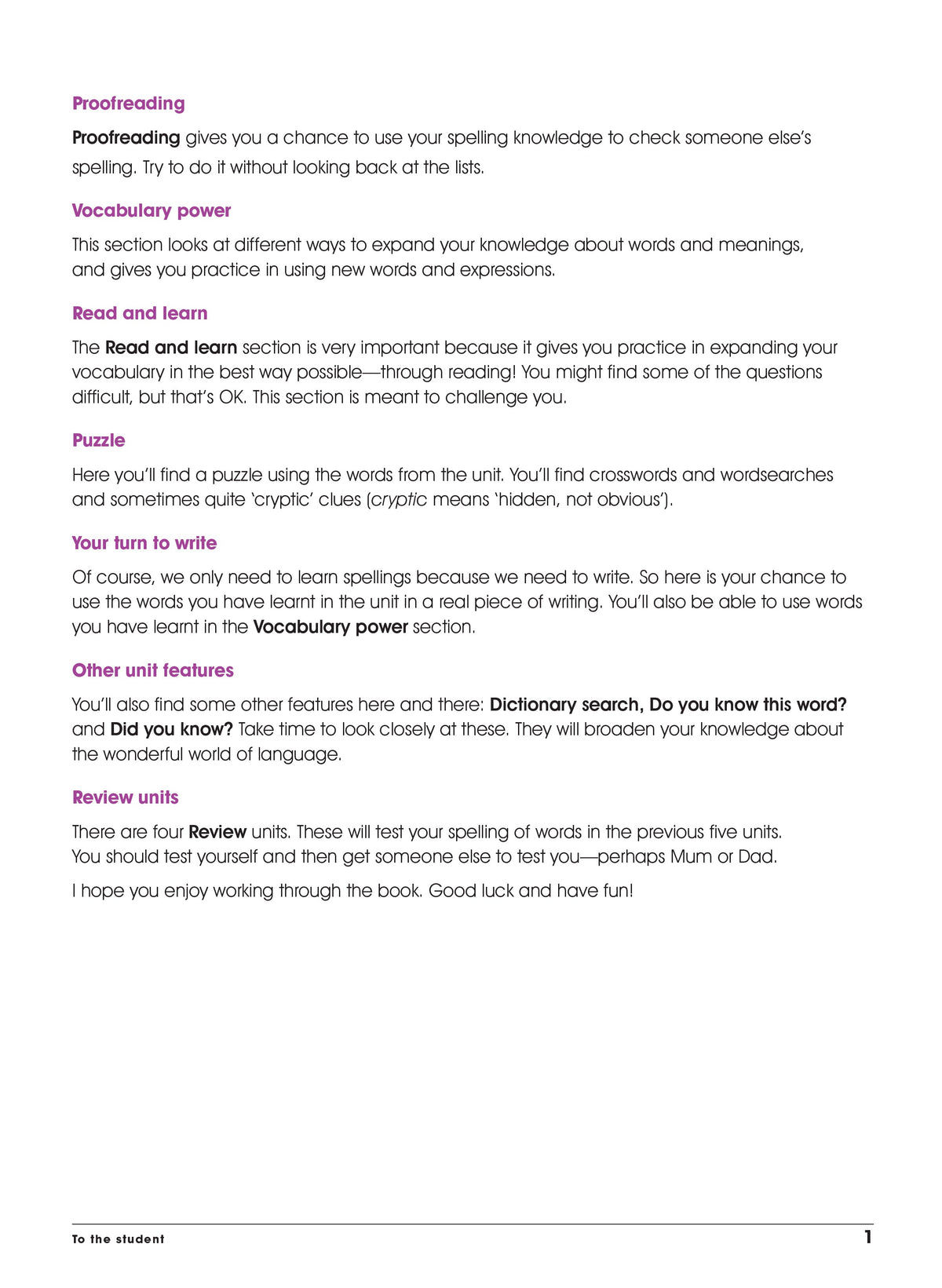 Excel Advanced Skills - Spelling and Vocabulary Workbook Year 6