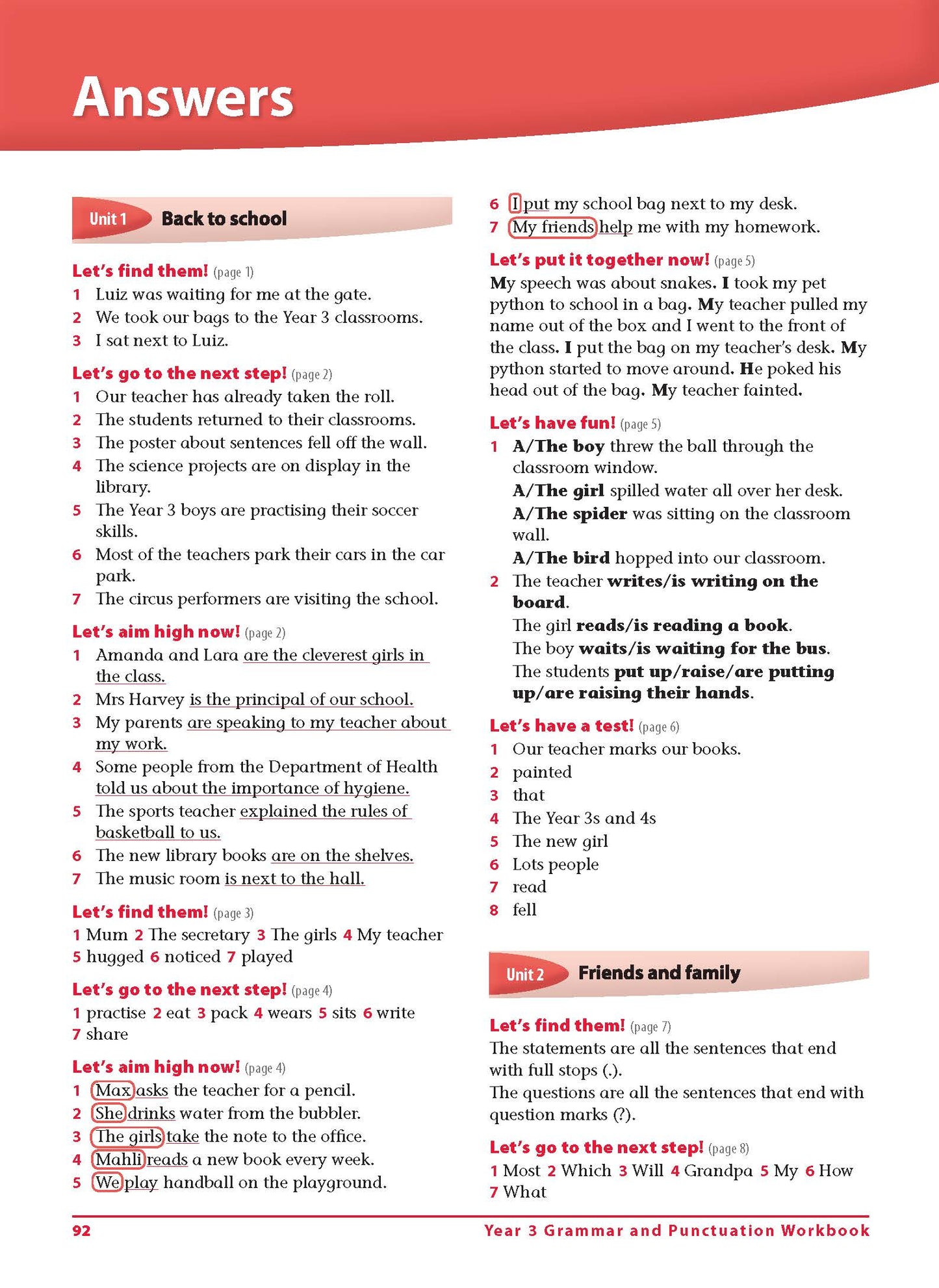 Excel Advanced Skills - Grammar and Punctuation Workbook Year 3
