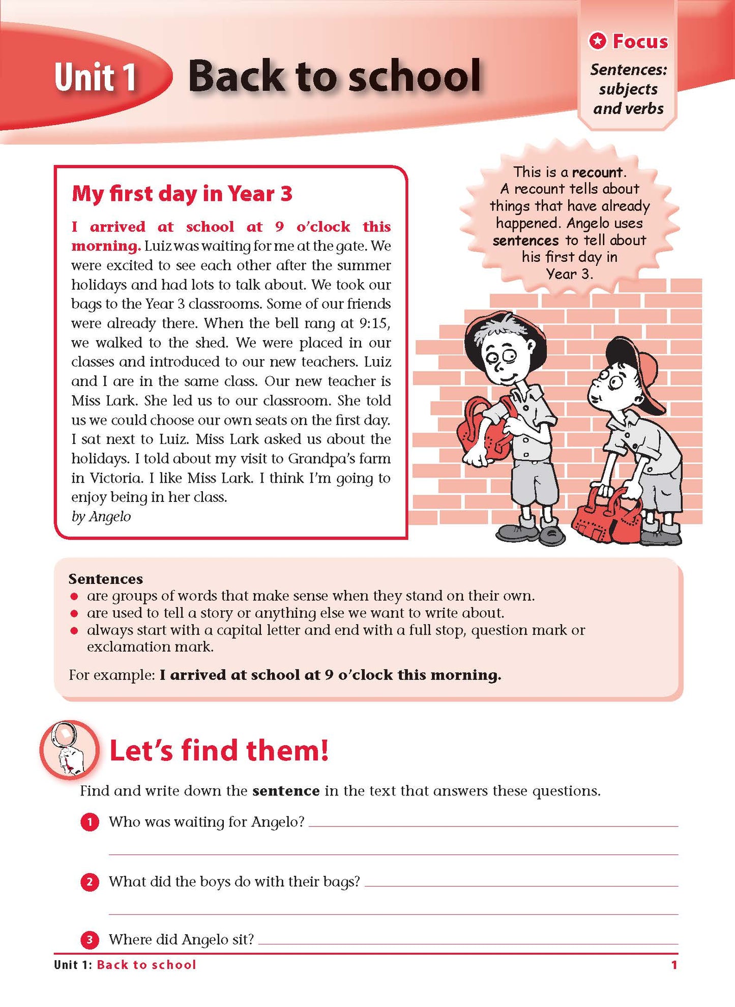 Excel Advanced Skills - Grammar and Punctuation Workbook Year 3