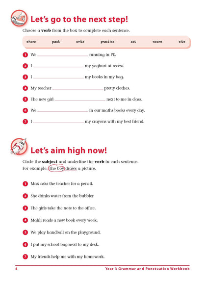 Excel Advanced Skills - Grammar and Punctuation Workbook Year 3