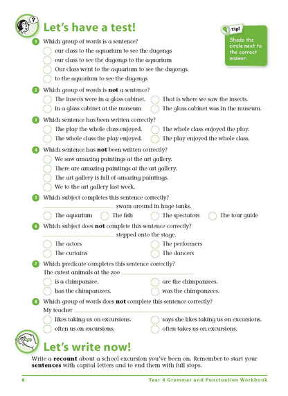 Excel Advanced Skills - Grammar and Punctuation Workbook Year 4