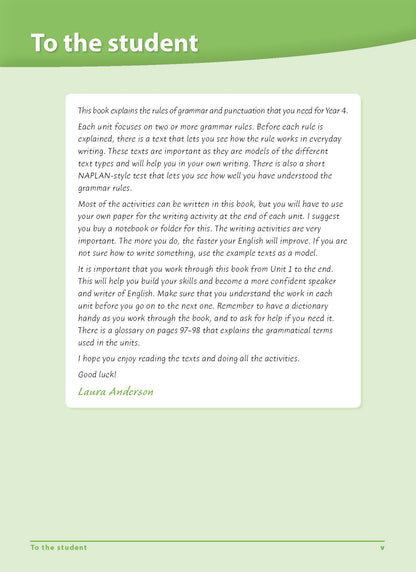 Excel Advanced Skills - Grammar and Punctuation Workbook Year 4