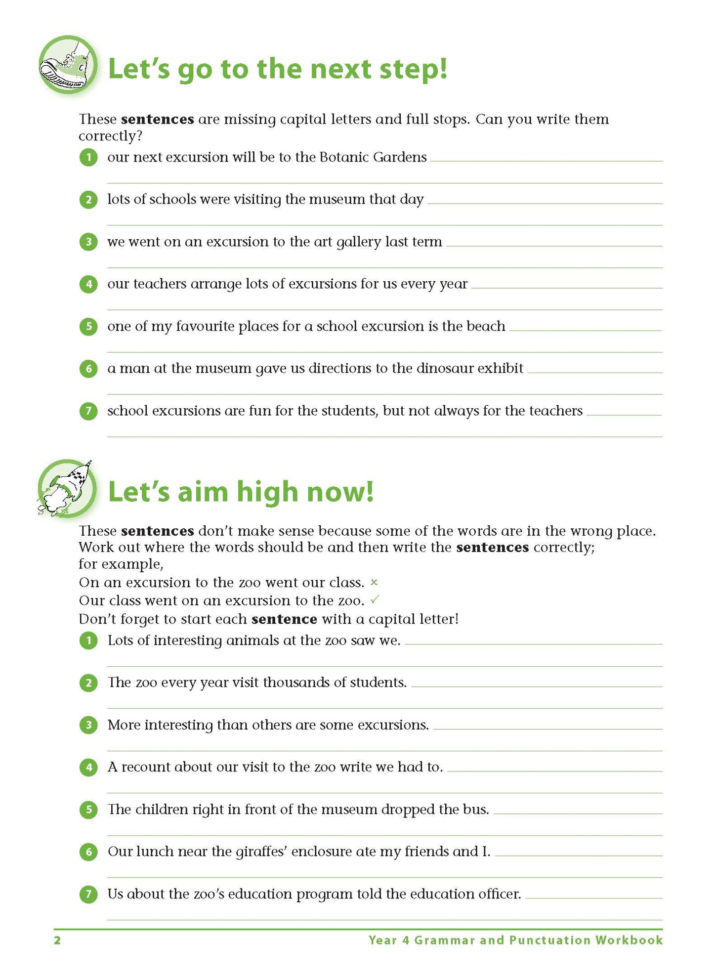 Excel Advanced Skills - Grammar and Punctuation Workbook Year 4