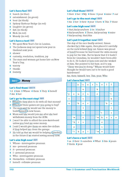 Excel Advanced Skills - Grammar and Punctuation Workbook Year 5