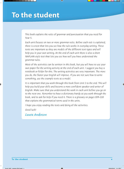 Excel Advanced Skills - Grammar and Punctuation Workbook Year 5