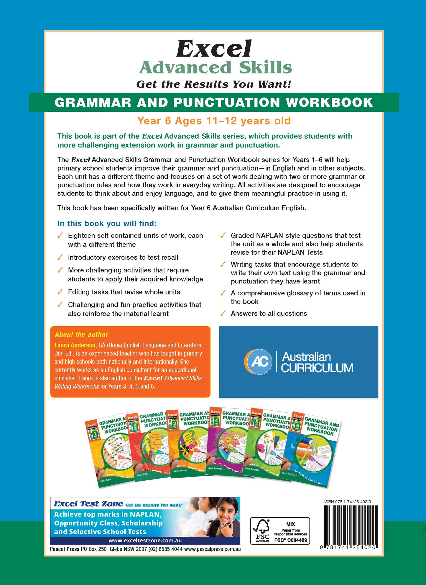Excel Advanced Skills - Grammar and Punctuation Workbook Year 6