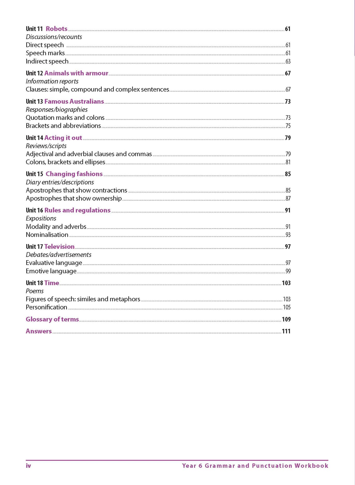 Excel Advanced Skills - Grammar and Punctuation Workbook Year 6