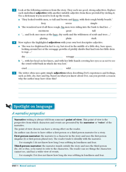 Excel Essential Skills - Reading and Vocabulary Workbook Years 7-8