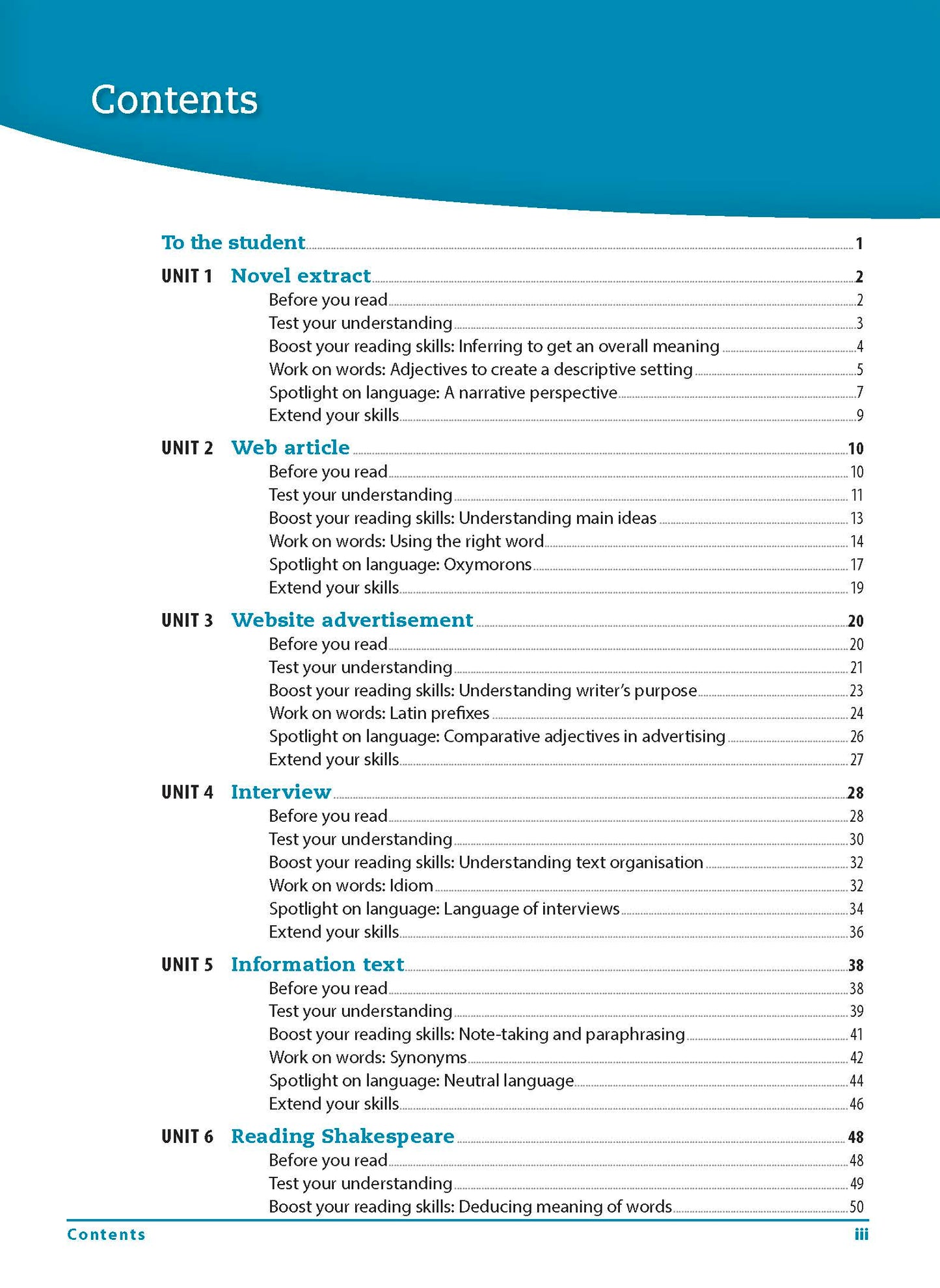 Excel English Book Pack Years 7-8