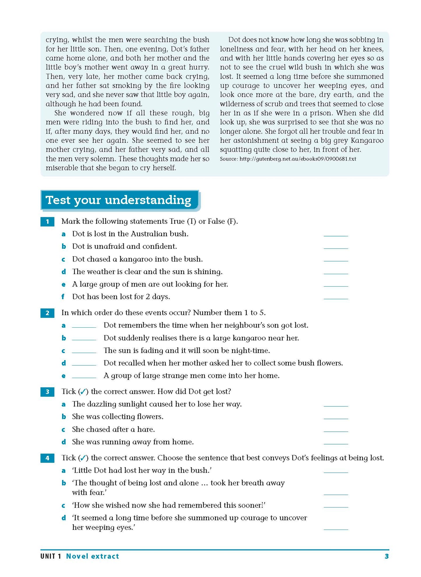Excel Essential Skills - Reading and Vocabulary Workbook Years 7-8