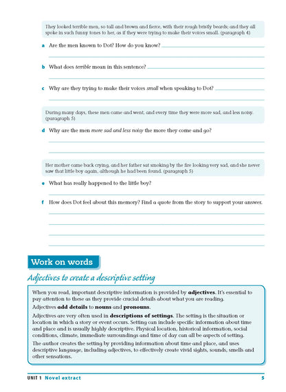 Excel Essential Skills - Reading and Vocabulary Workbook Years 7-8