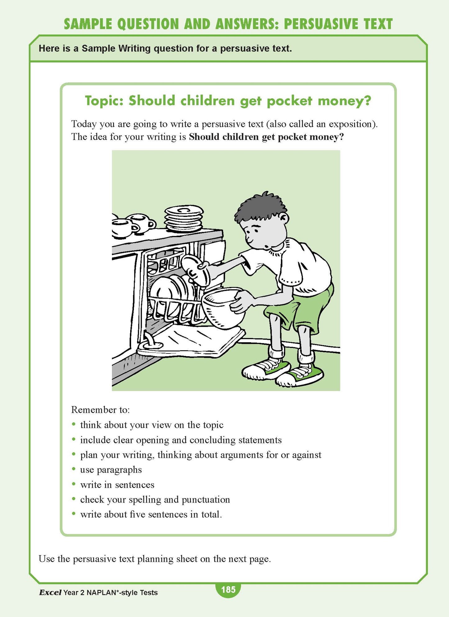 Excel Year 2 NAPLAN*-style Tests
