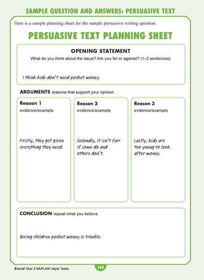 Excel Year 2 NAPLAN*-style Tests