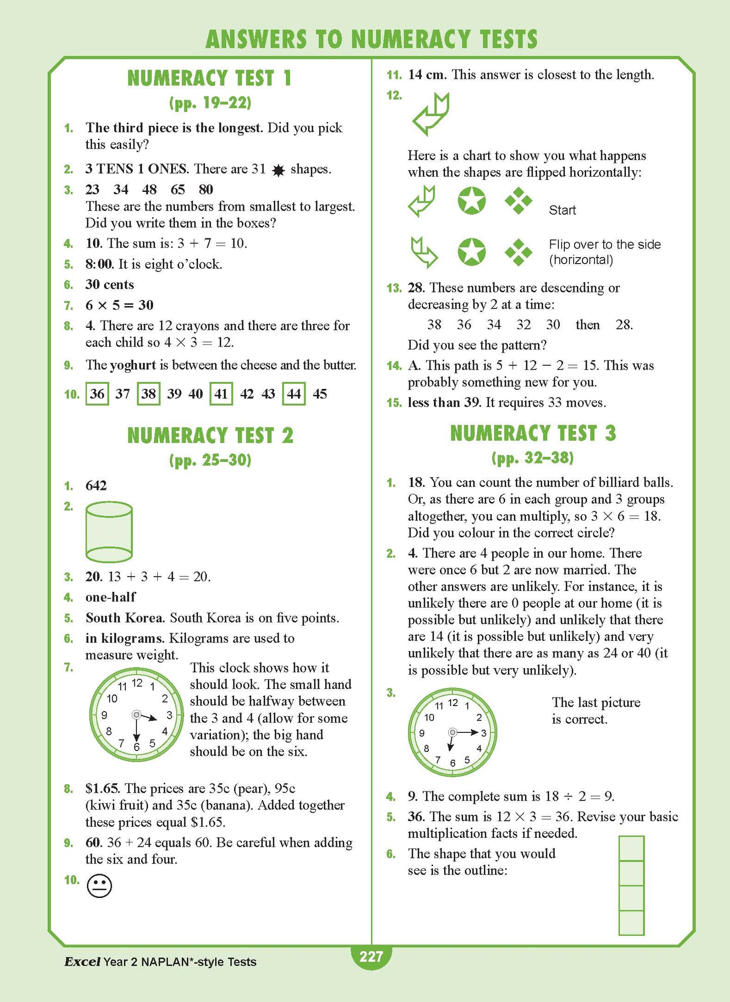 Excel Year 2 NAPLAN*-style Tests