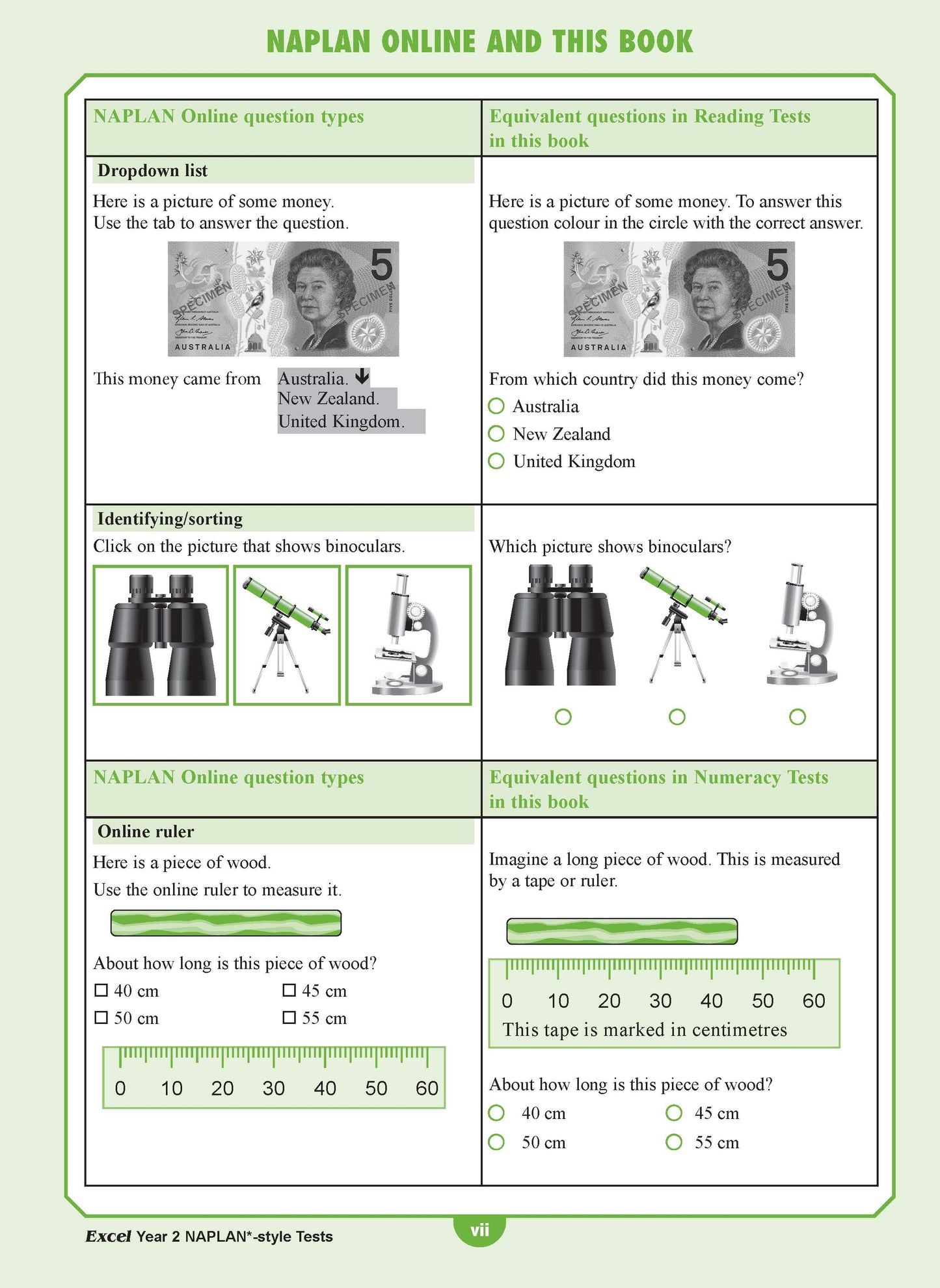 Excel Year 2 NAPLAN*-style Tests