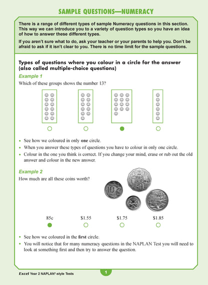 Excel Year 2 NAPLAN*-style Tests
