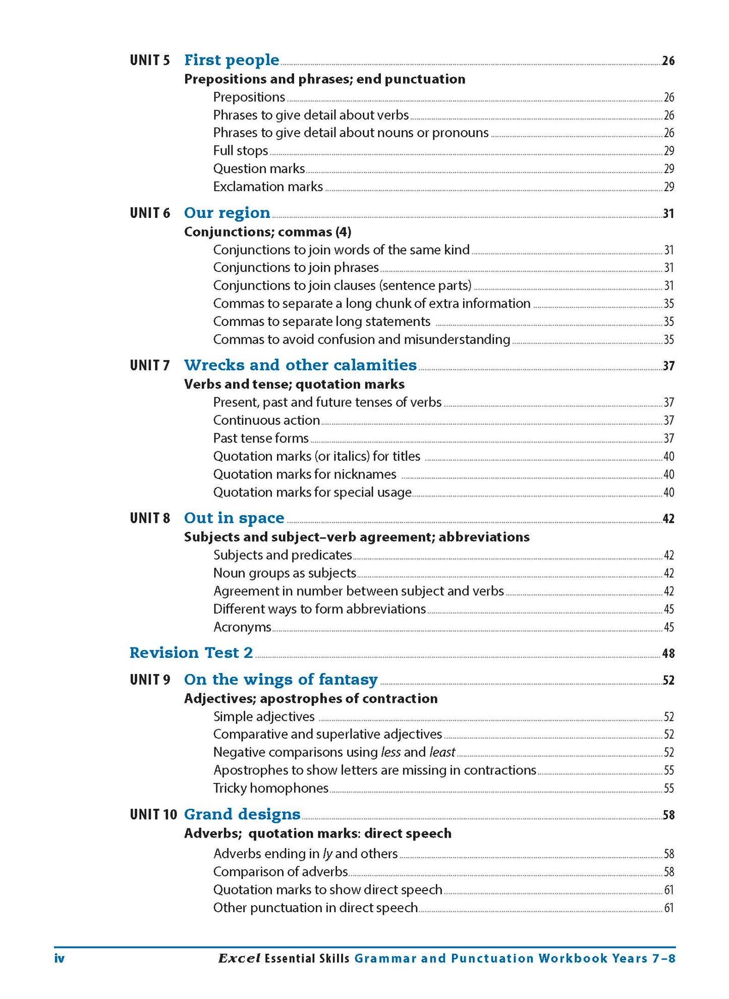 Excel English Book Pack Years 7-8