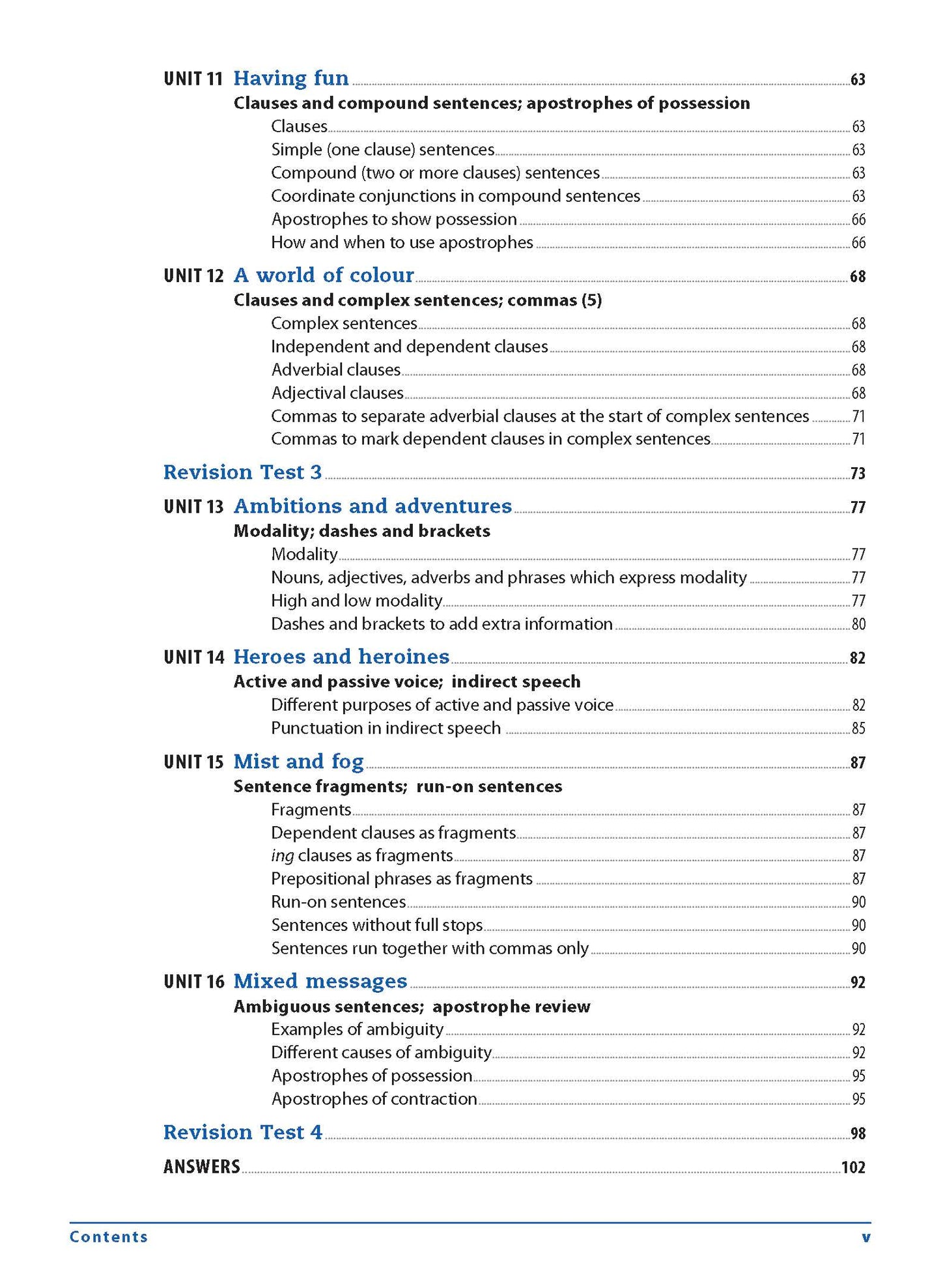 Excel Essential Skills - Grammar and Punctuation Workbooks Years 7-8