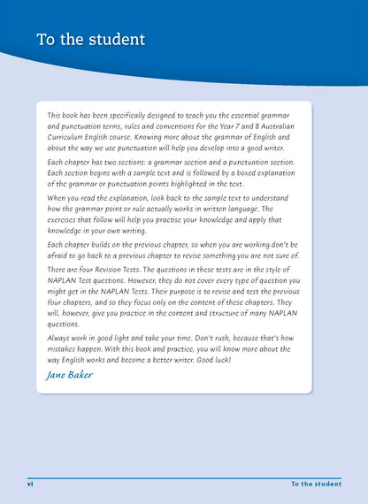 Excel Essential Skills - Grammar and Punctuation Workbooks Years 7-8