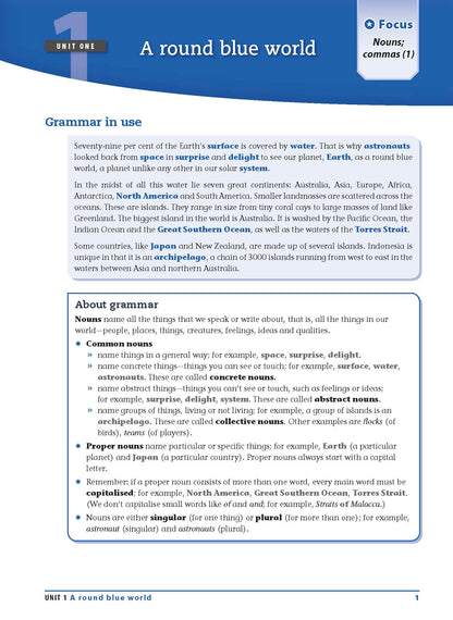 Excel Essential Skills - Grammar and Punctuation Workbooks Years 7-8