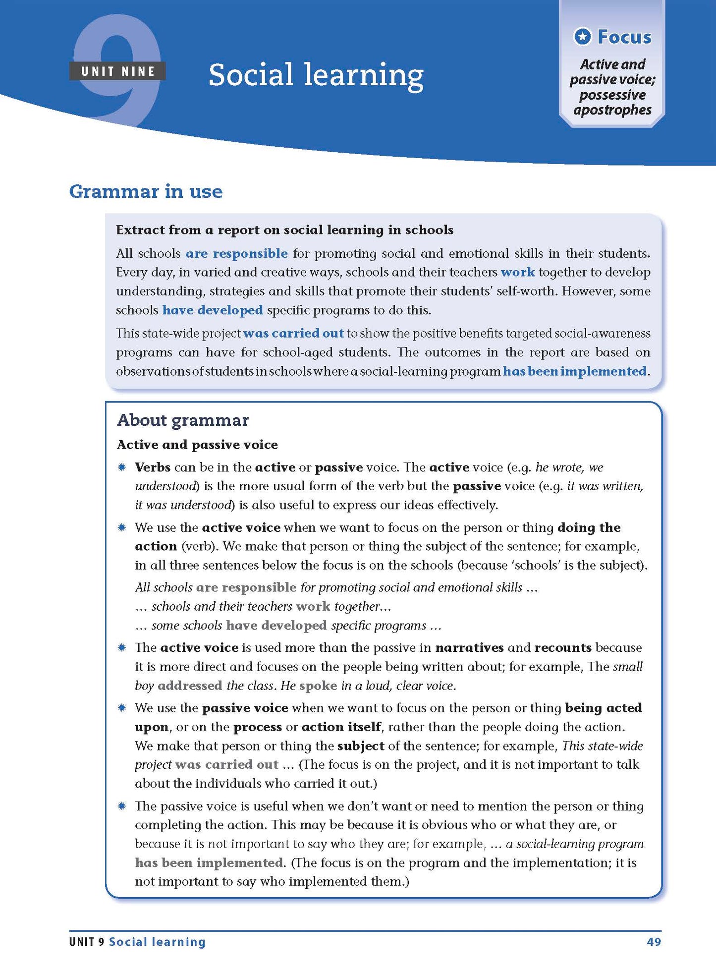 Excel Essential Skills - Grammar & Punctuation Workbook Years 9-10