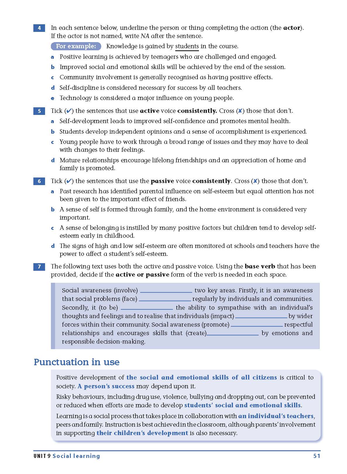 Excel Essential Skills - Grammar & Punctuation Workbook Years 9-10