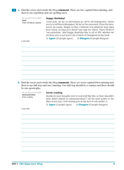 Excel Essential Skills - Reading and Vocabulary Workbook Years 9-10