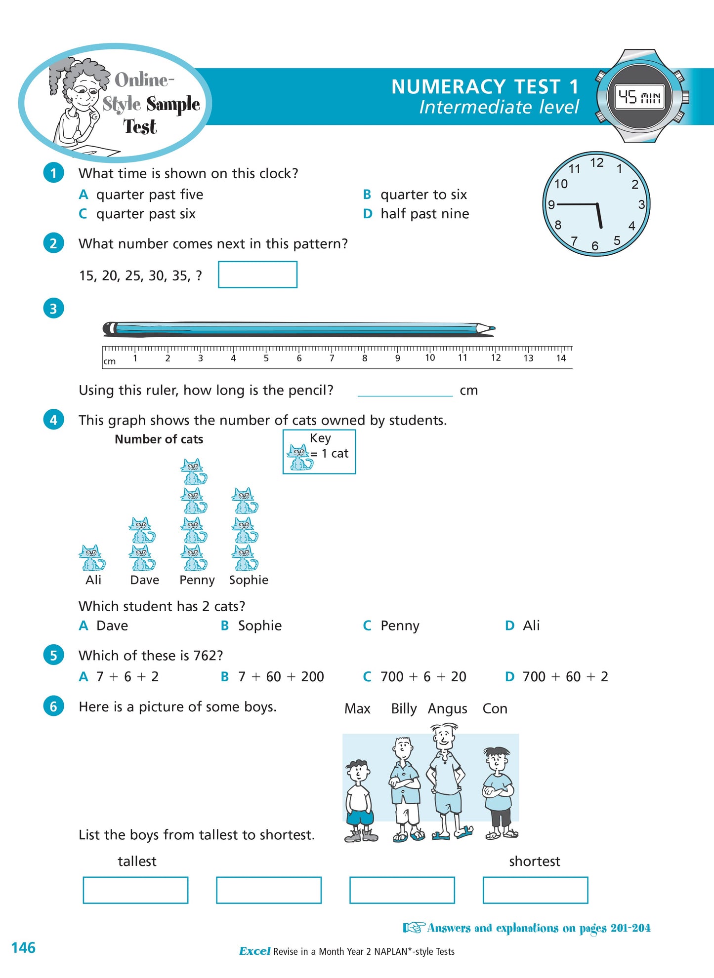 Excel Revise in a Month Year 2 NAPLAN*-style Tests