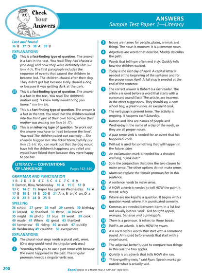 Excel Revise in a Month Year 2 NAPLAN*-style Tests