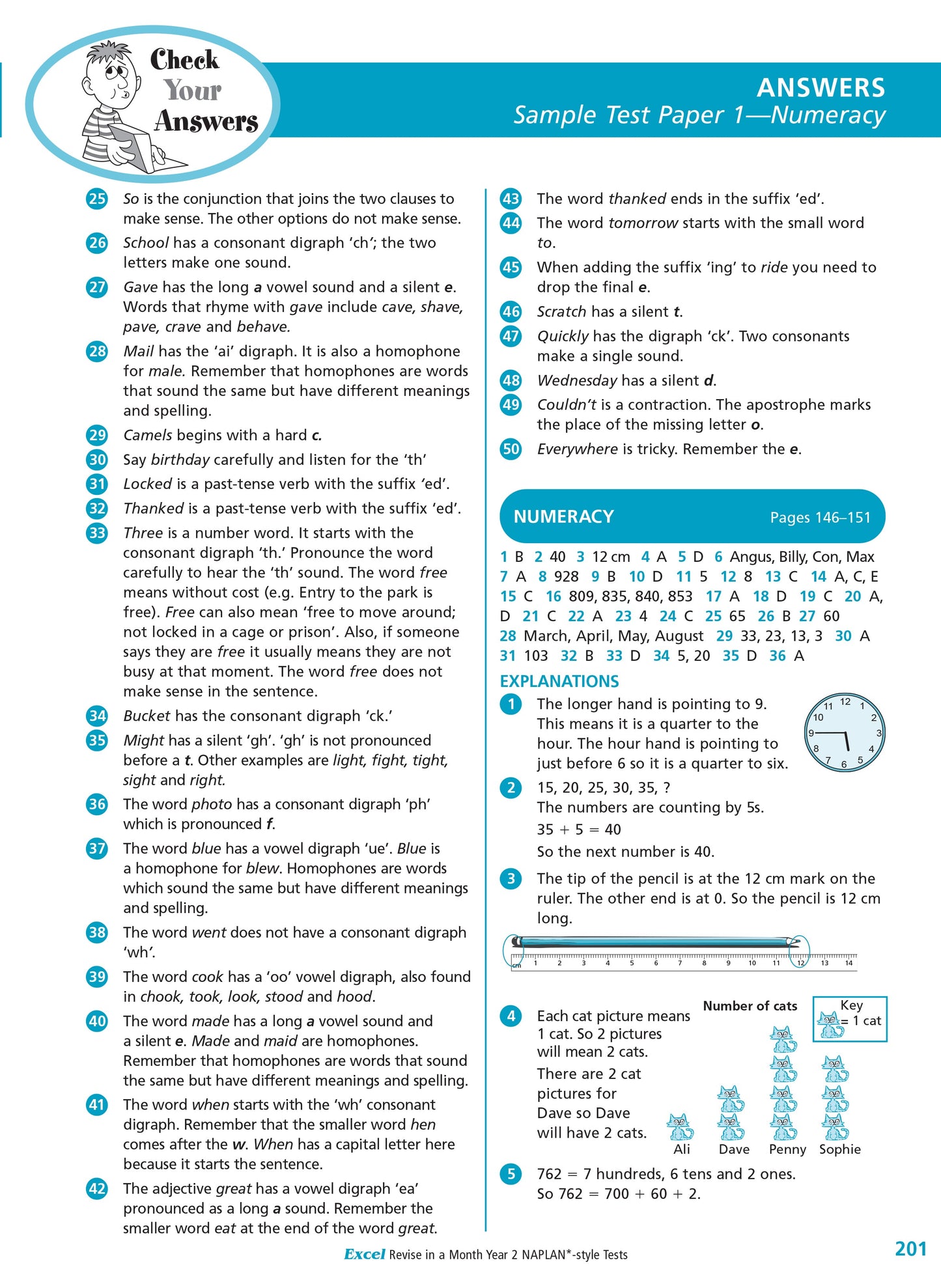 Excel Revise in a Month Year 2 NAPLAN*-style Tests